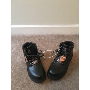 Smith's Workwear Men's Size 6 Faux Leather Boots Work Casual Black